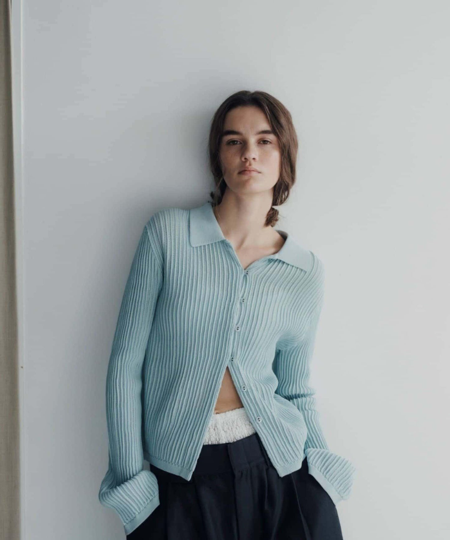 Pasterip Polo knit summer cardigan 針織開衫