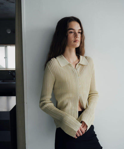 Pasterip Polo knit summer cardigan 針織開衫