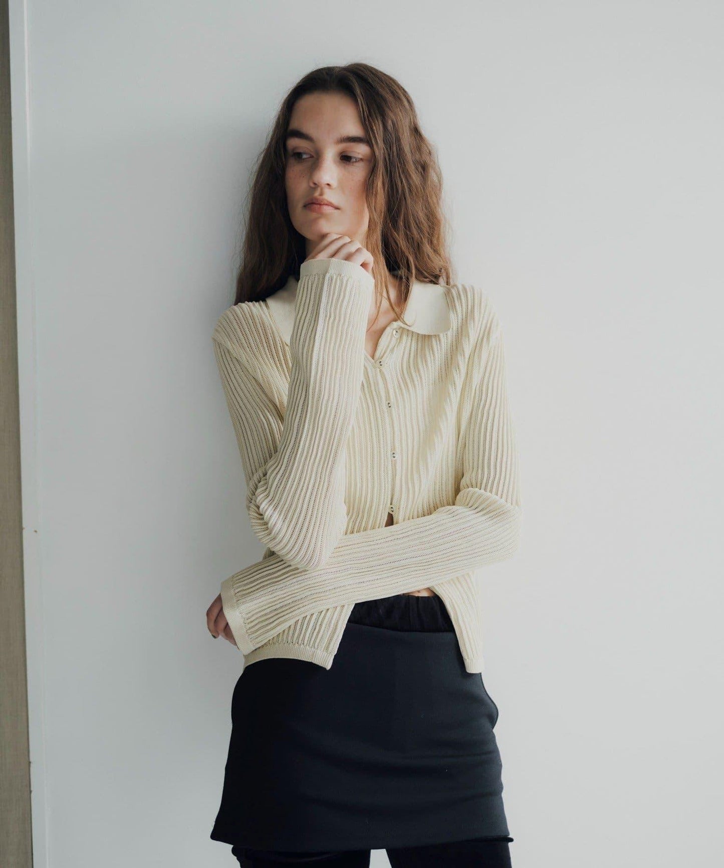 Pasterip Polo knit summer cardigan 針織開衫