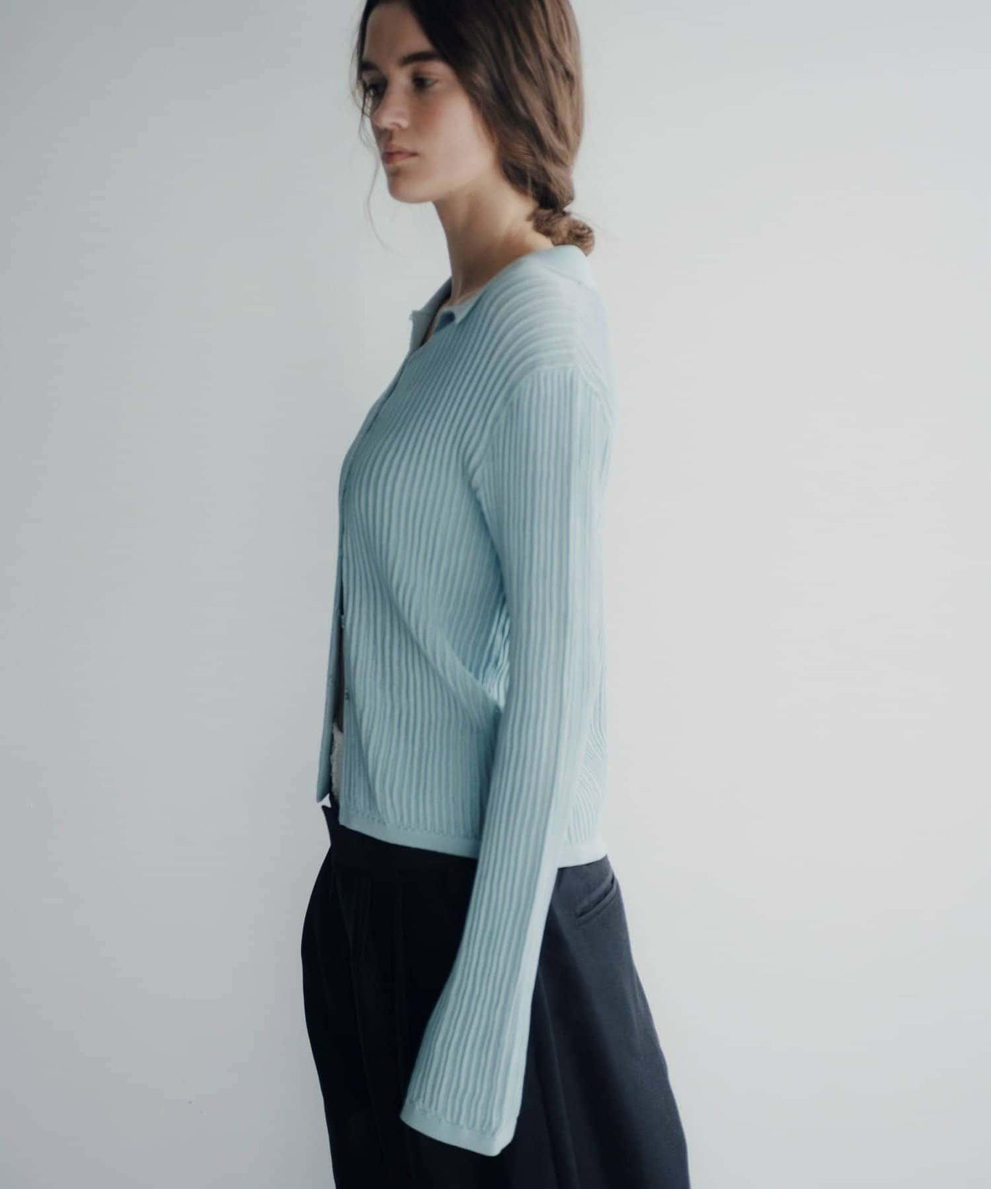 Pasterip Polo knit summer cardigan 針織開衫