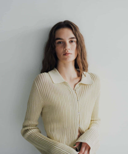 Pasterip Polo knit summer cardigan 針織開衫