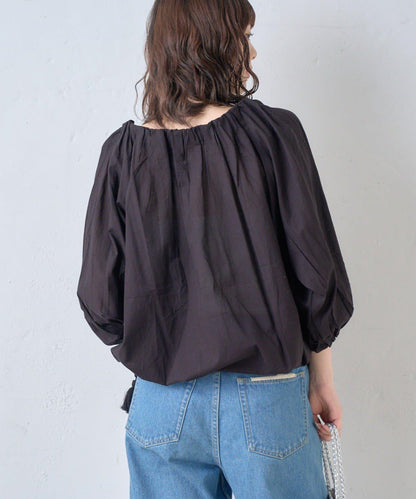 CIAOPANIC TYPY india 兩穿 下襬抽繩 褶皺 多比面料 女襯衫