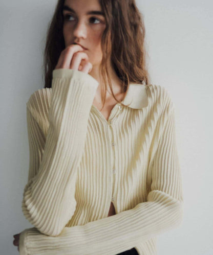 Pasterip Polo knit summer cardigan 針織開衫