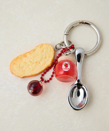早餐麵包造型掛件