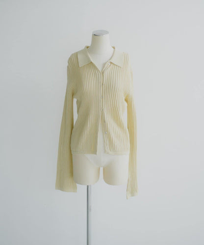 Pasterip Polo knit summer cardigan 針織開衫