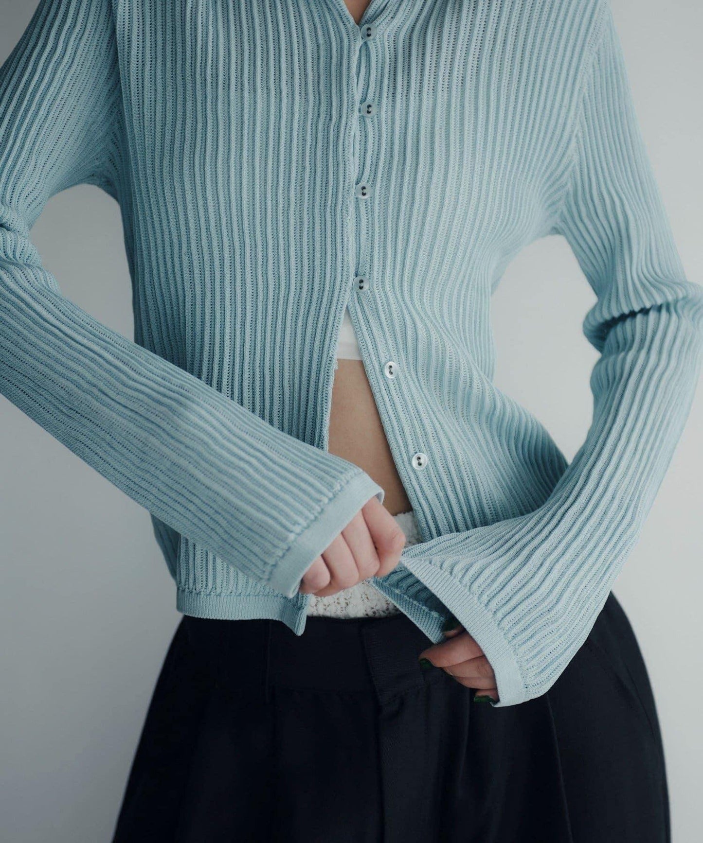 Pasterip Polo knit summer cardigan 針織開衫