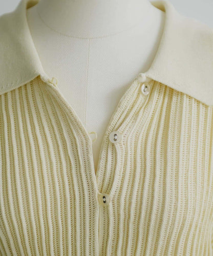 Pasterip Polo knit summer cardigan 針織開衫