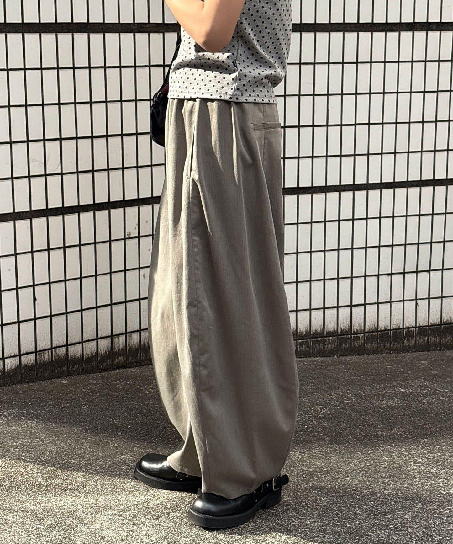 寬鬆氣球廓形 西裝褲