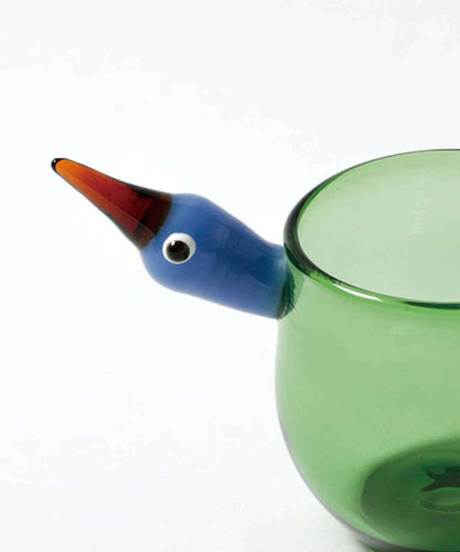 玻璃鳥造型 玻璃茶杯