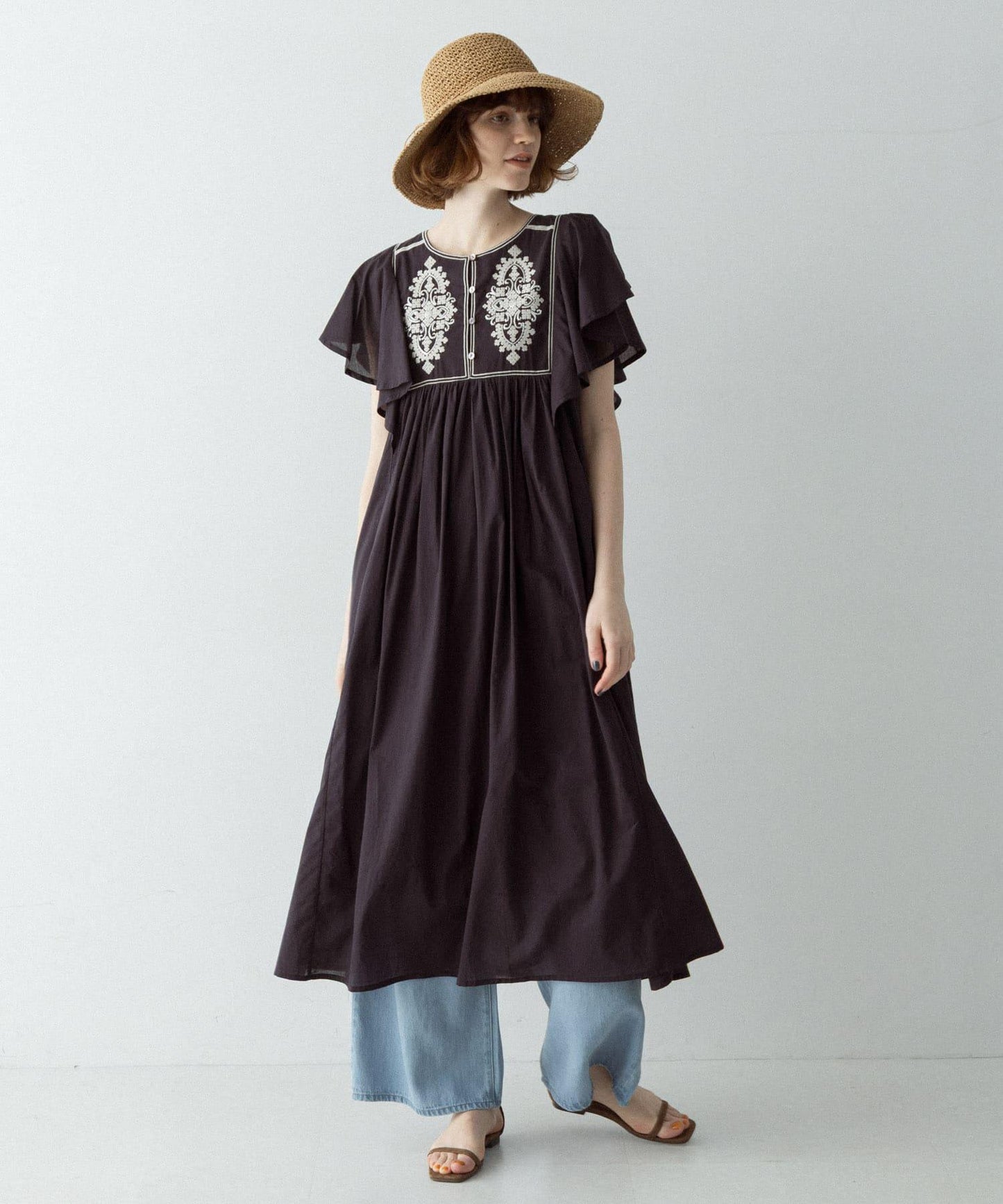 亮片刺繡 連衣裙