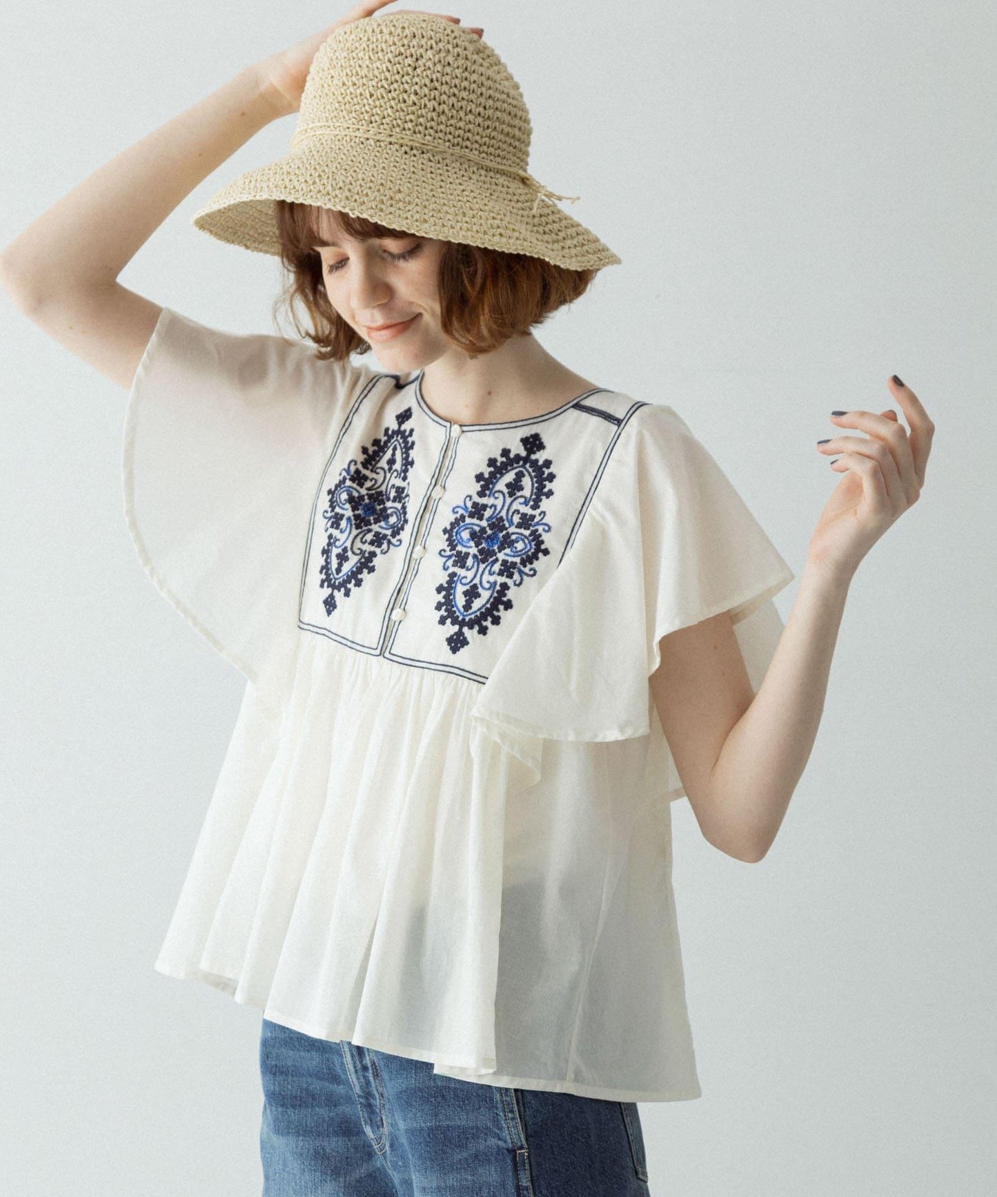 亮片刺繡 襯衫