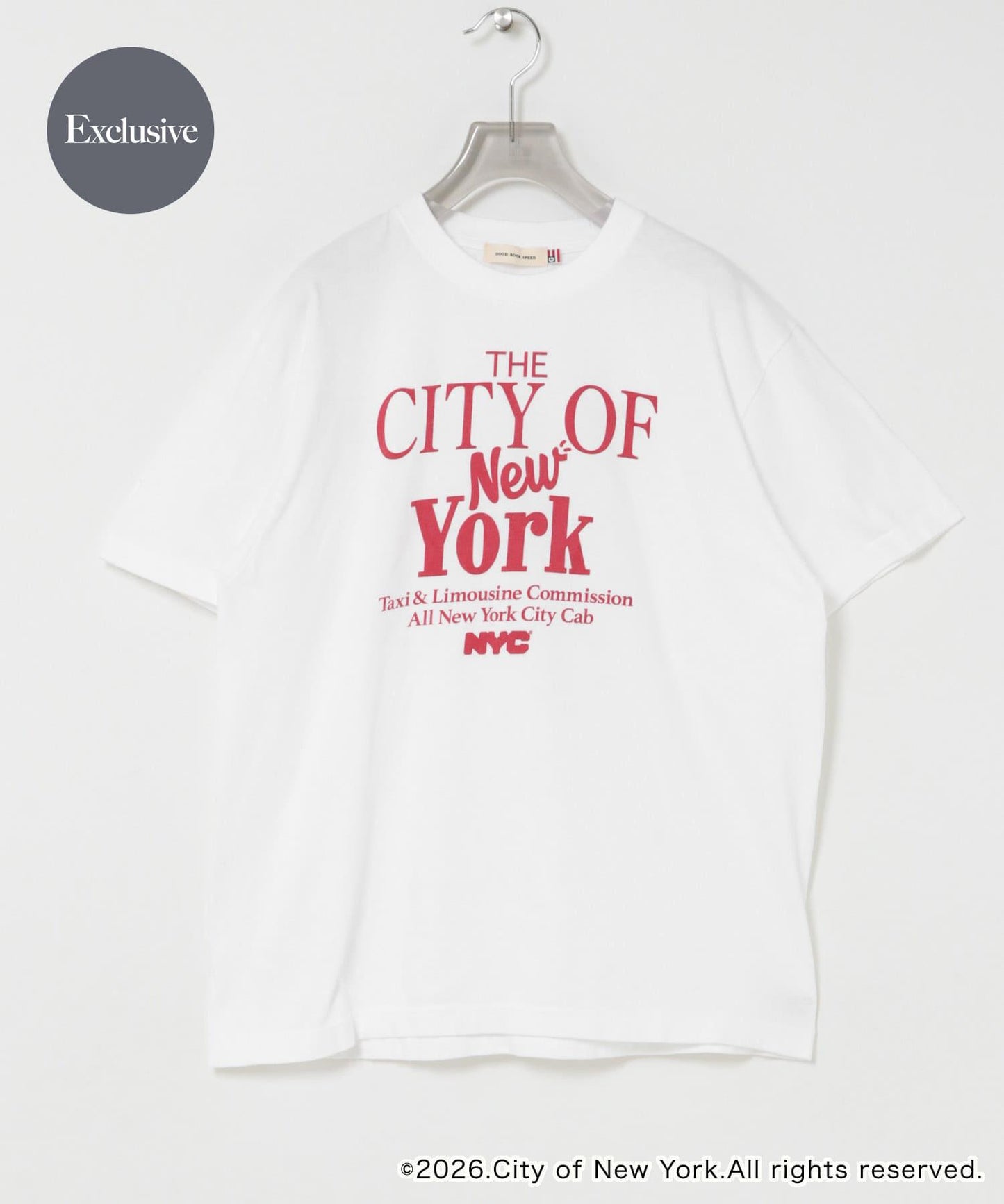 GOOD ROCK SPEED×URBAN RESEARCH NYC 字母圖案 T恤 聯名款