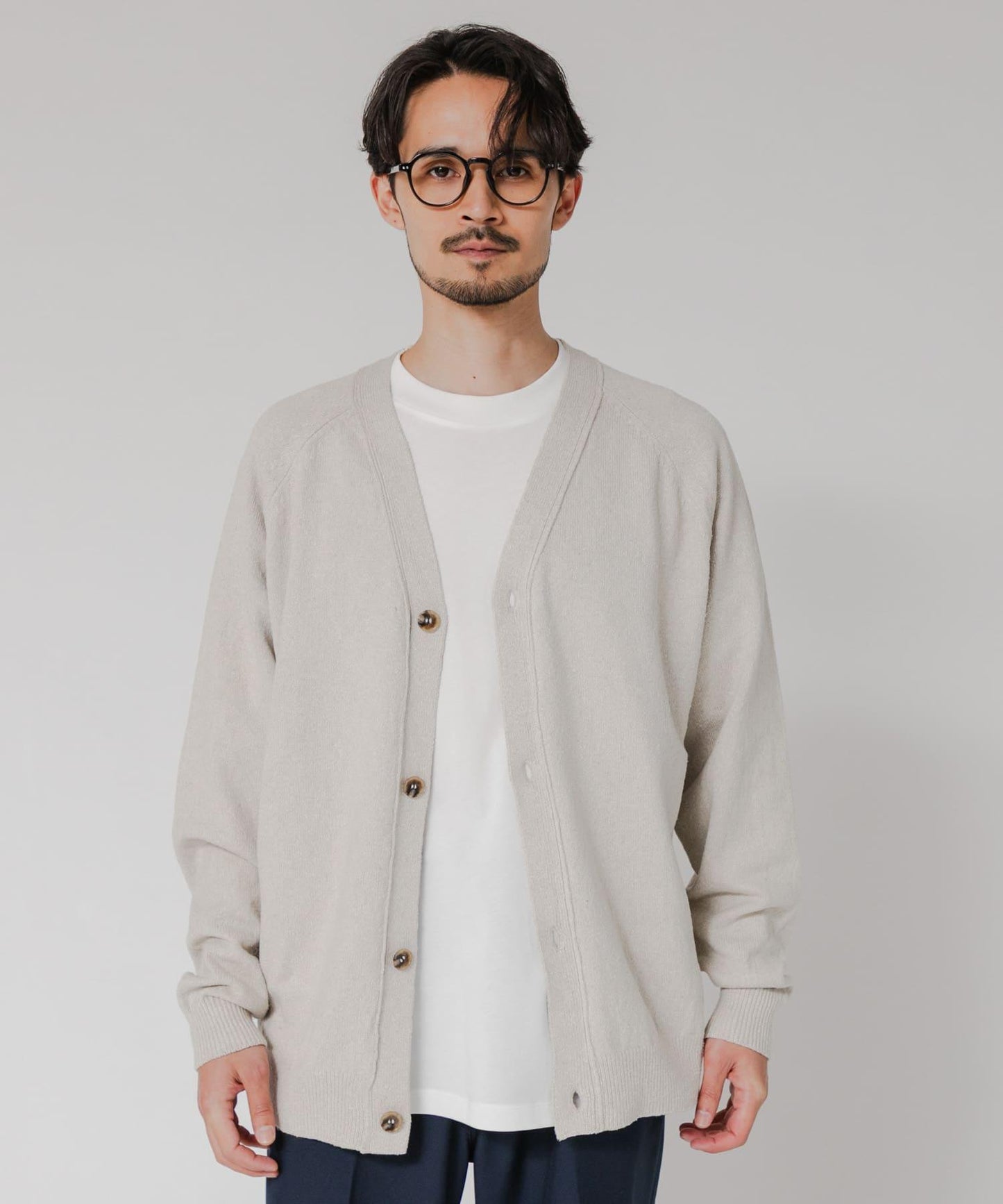 SILK NOIL CARDIGAN 開衫