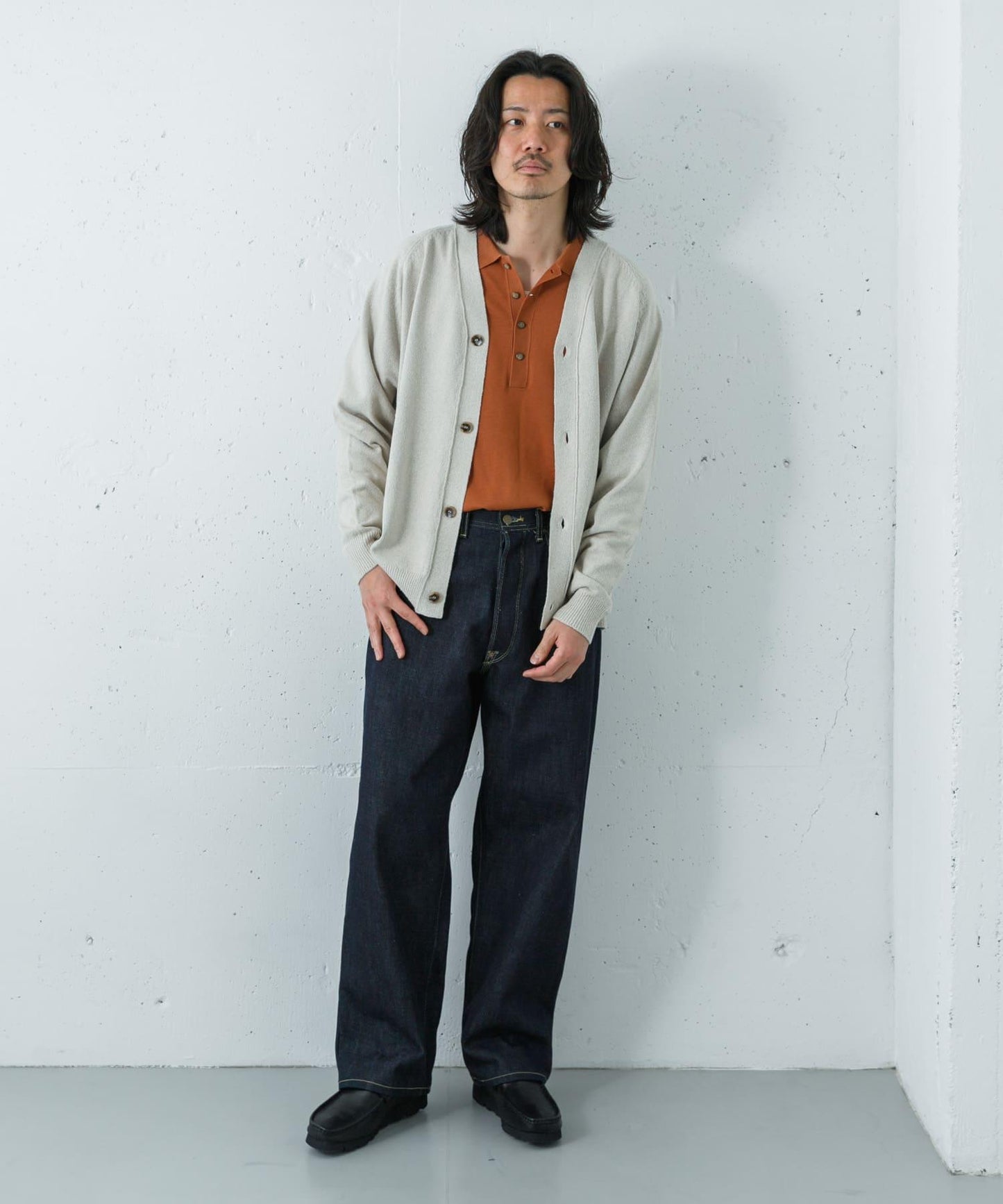 SILK NOIL CARDIGAN 開衫