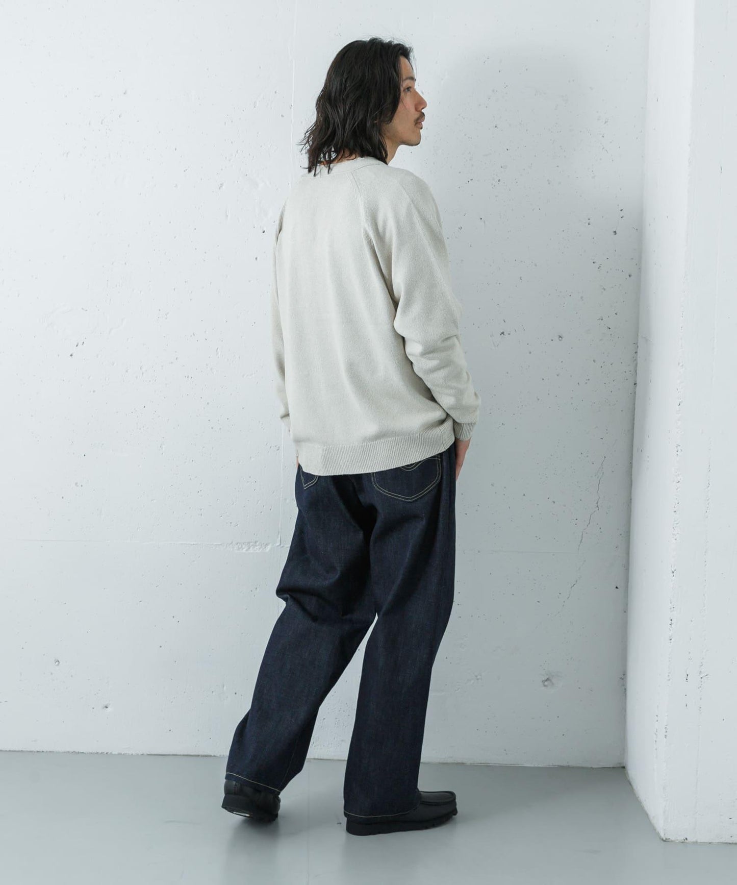 SILK NOIL CARDIGAN 開衫