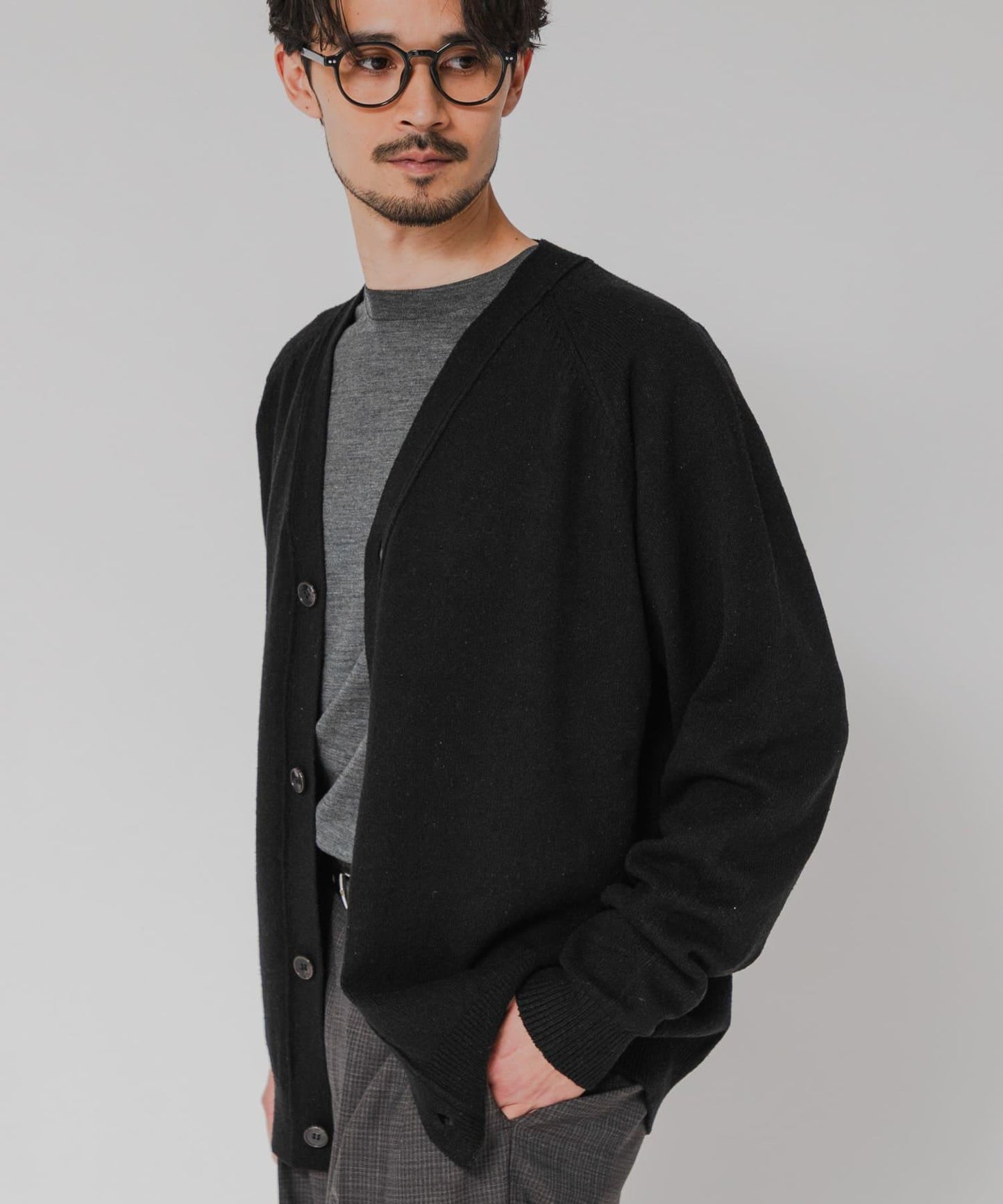 SILK NOIL CARDIGAN 開衫