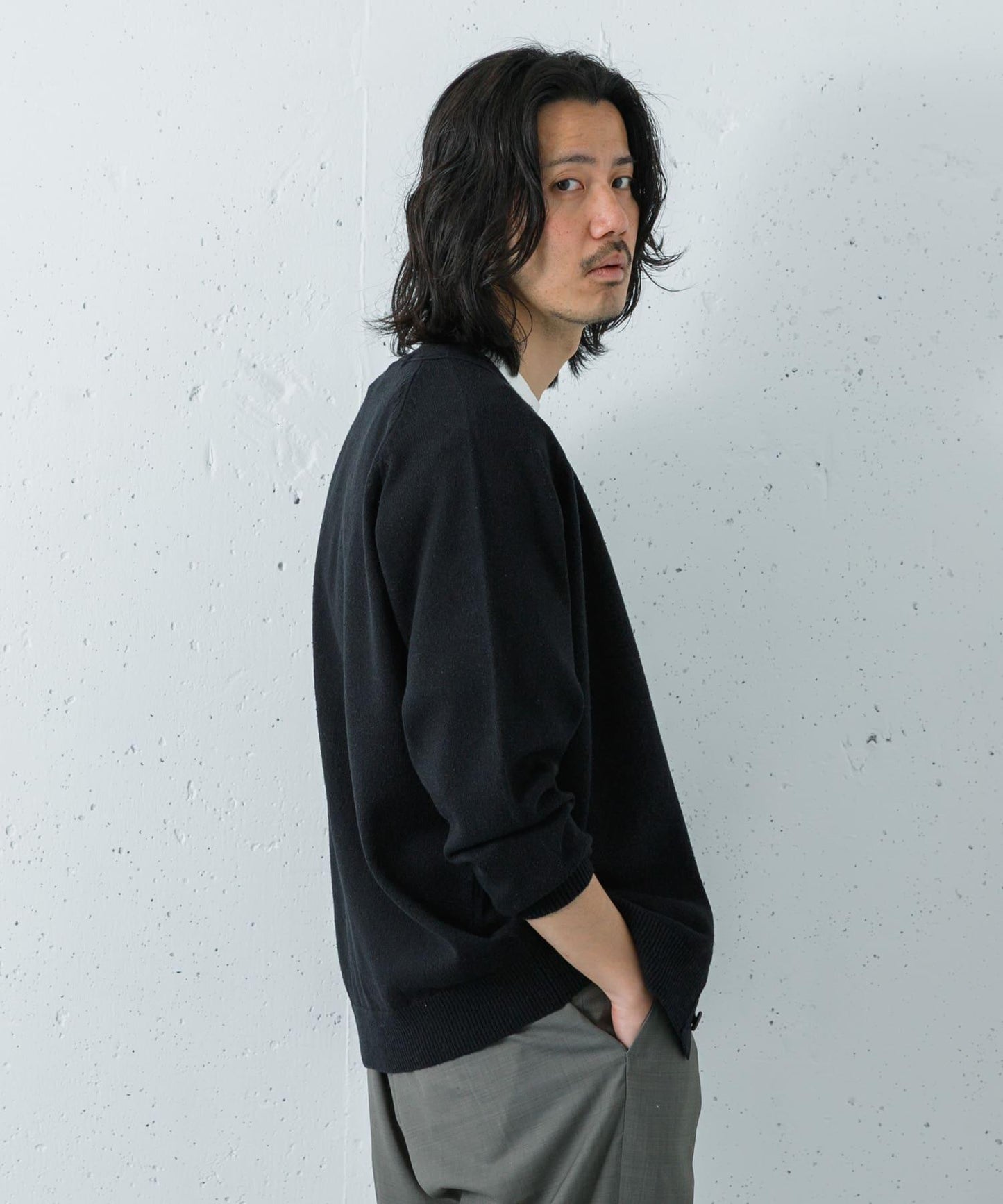 SILK NOIL CARDIGAN 開衫