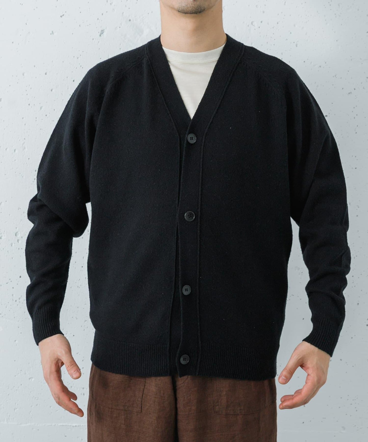 SILK NOIL CARDIGAN 開衫