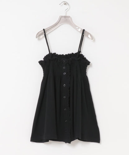 crinkle crinkle crinkle SHIRRING GATHER CAMI 吊帶上衣