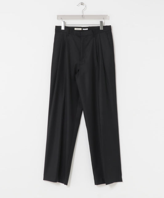 FUJI WOOL SILK TWO TUCK SLACKS 西裝褲