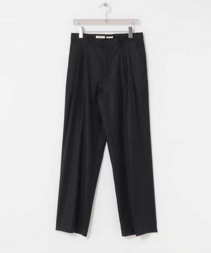 FUJI WOOL SILK TWO TUCK SLACKS 西裝褲