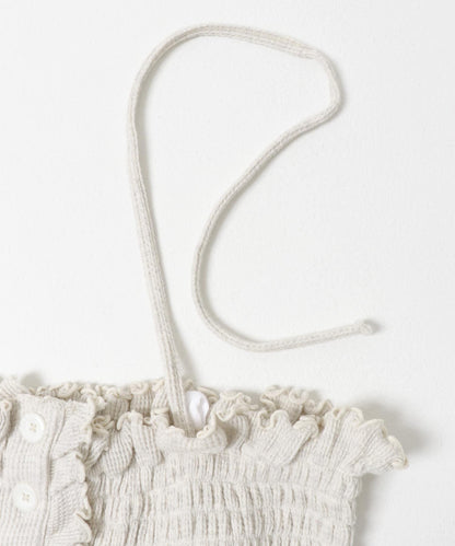 crinkle crinkle crinkle SHIRRING GATHER CAMI 吊帶上衣