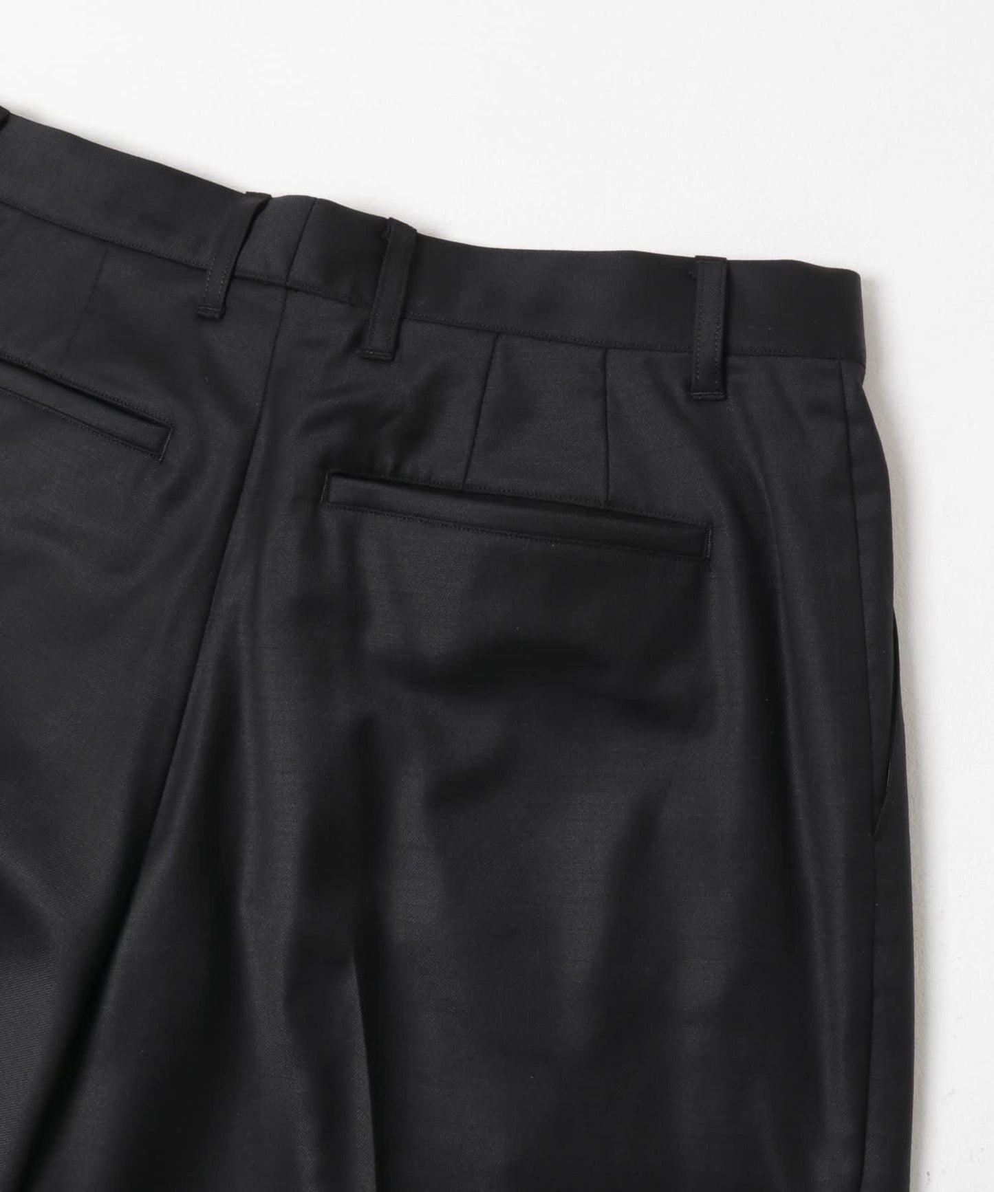 FUJI WOOL SILK TWO TUCK SLACKS 西裝褲