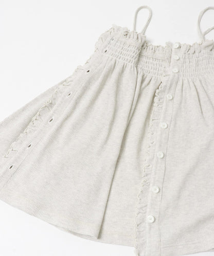crinkle crinkle crinkle SHIRRING GATHER CAMI 吊帶上衣