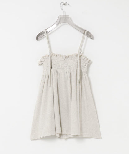 crinkle crinkle crinkle SHIRRING GATHER CAMI 吊帶上衣