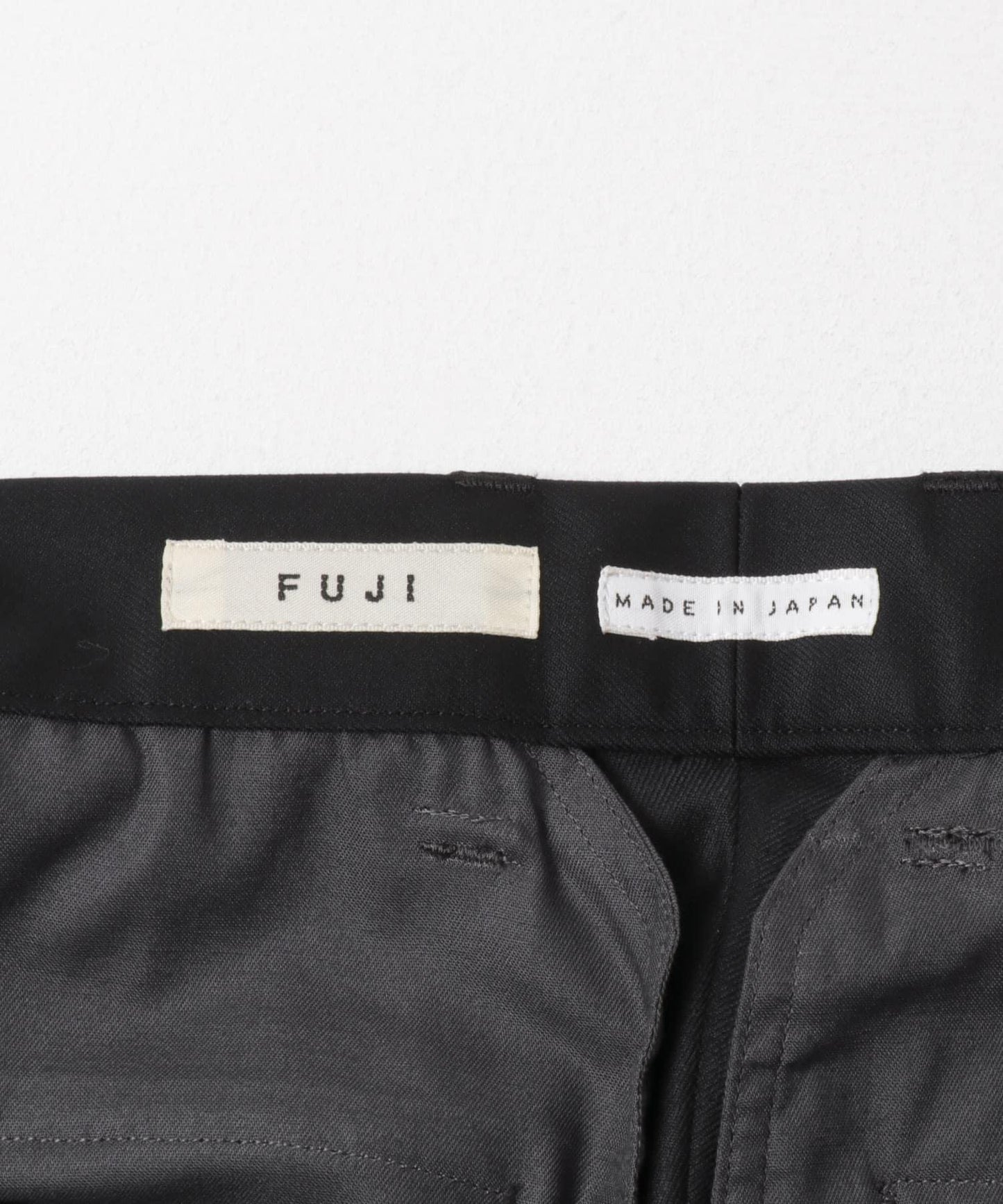 FUJI WOOL SILK TWO TUCK SLACKS 西裝褲
