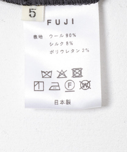 FUJI WOOL SILK TWO TUCK SLACKS 西裝褲