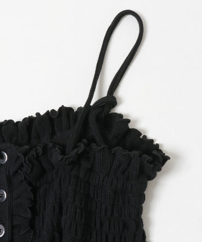 crinkle crinkle crinkle SHIRRING GATHER CAMI 吊帶上衣
