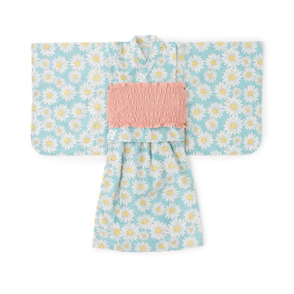 簡易穿著 接觸冷感 4way分體式 成品腰帶 浴衣 kawaii