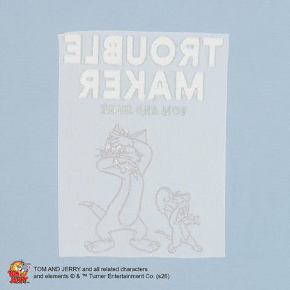 TOM AND JERRY（貓和老鼠） 不規則剪裁T恤