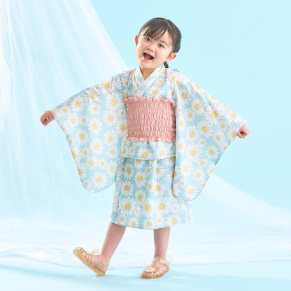簡易穿著 接觸冷感 4way分體式 成品腰帶 浴衣 kawaii