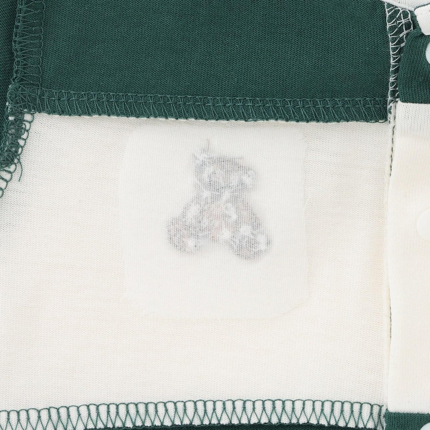拼接橄欖球風連體服