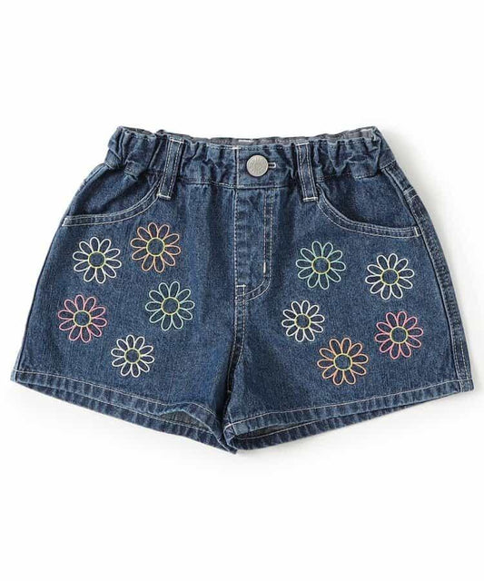 刺繡設計 牛仔短褲