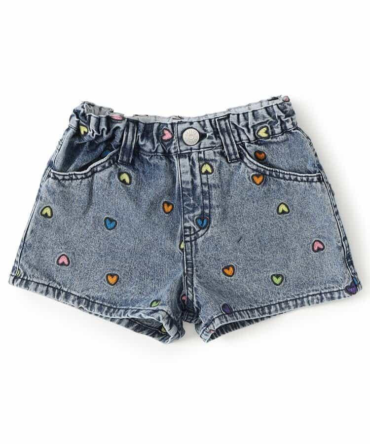 刺繡設計 牛仔短褲