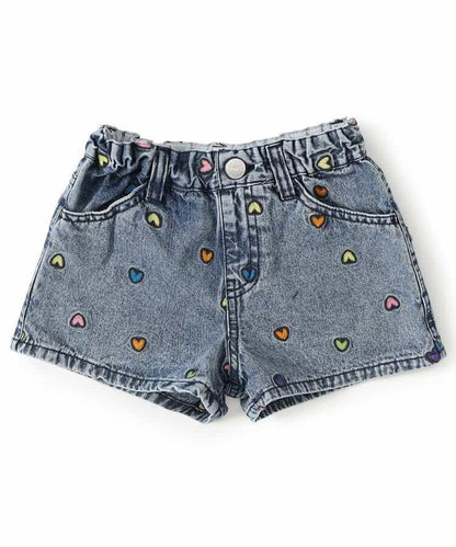 刺繡設計 牛仔短褲