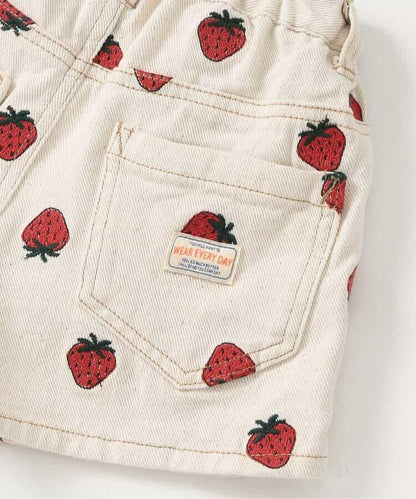 刺繡設計 牛仔短褲