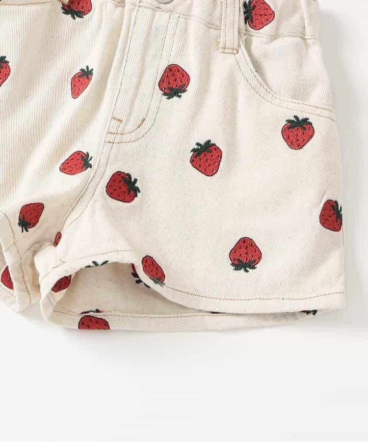 刺繡設計 牛仔短褲