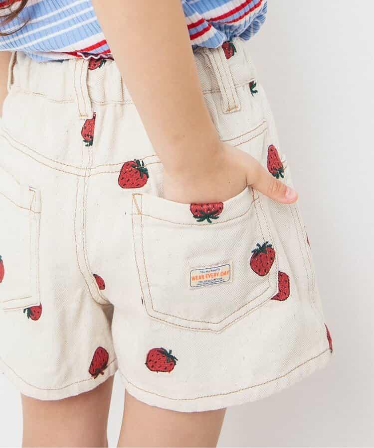 刺繡設計 牛仔短褲
