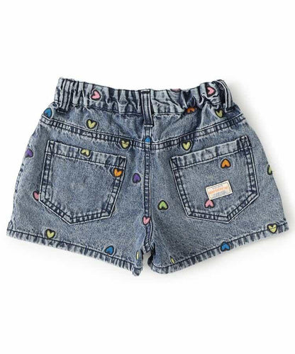 刺繡設計 牛仔短褲