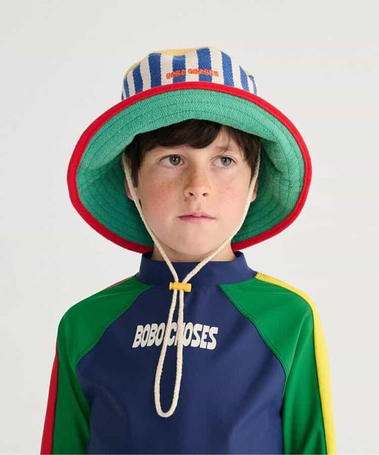Striped bucket hat 兒童漁夫帽