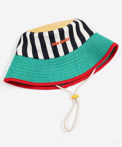 Striped bucket hat 兒童漁夫帽