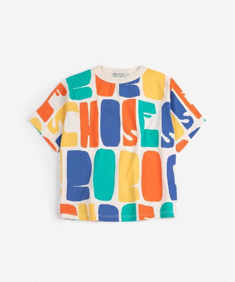 全印花 Bobo Choses Color 圖案 短袖T恤