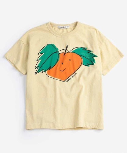 Tangerine 圖案 兒童短袖T恤