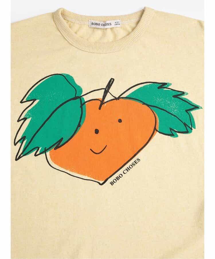 Tangerine 圖案 兒童短袖T恤