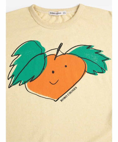 Tangerine 圖案 兒童短袖T恤