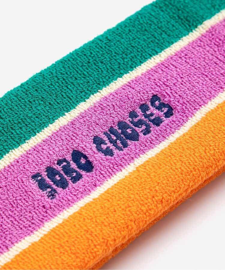 條紋毛巾布 兒童 髮帶 Striped terry headband